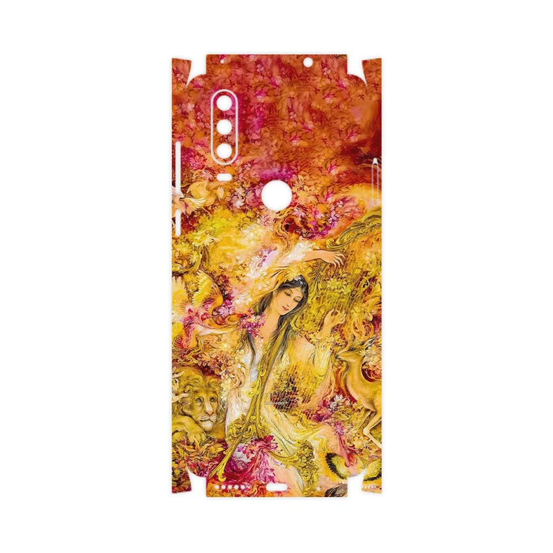 برچسب پوششی ماهوت مدل Persian miniature 1-FullSkin مناسب برای گوشی موبایل موتورولا One Action