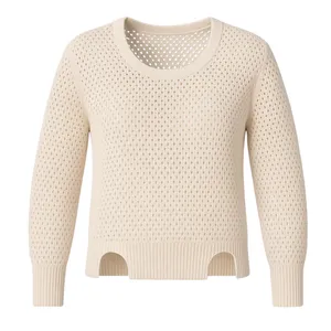 بلوز آستین بلند یقه گرد زنانه مدل s99