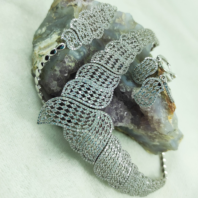 نیم ست نقره زنانه سلین کالا کد 2