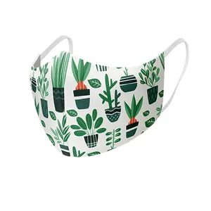 ماسک پارچه‌ ای راویتا طرح کاکتوس مدل 1007