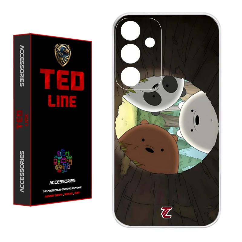 کاور تد لاین طرح خرسی کد 1101 مناسب برای گوشی موبایل سامسونگ Galaxy A36 / A56