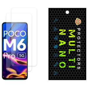 Multi Nano X-S2N Screen Protector For Xiaomi Poco M6 Pro 5G Pack of 2