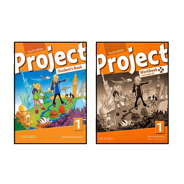 کتاب Project 1 - Fourth Edition اثر Tom Hutchinson انتشارات Oxford دو جلدی