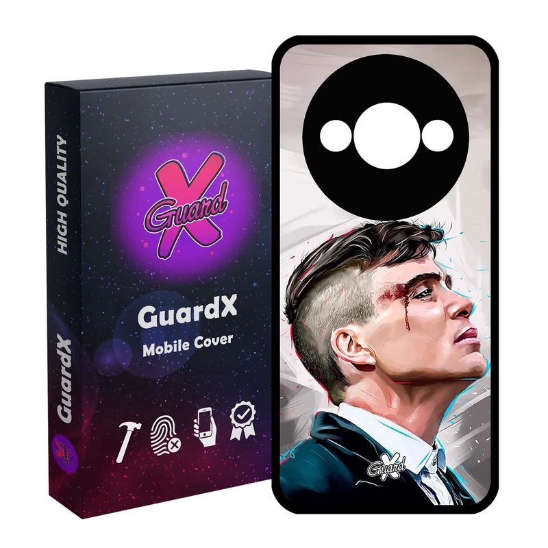 کاور گارد ایکس طرح Peaky Blinders مدل قاب Glass10032 مناسب برای گوشی موبایل شیائومی Redmi A3 4G/ A3X 4G/ Poco C61