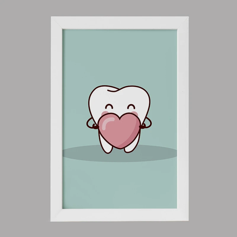 تابلو خندالو مدل دندان و دندان پزشکی کودکانه کد 36769