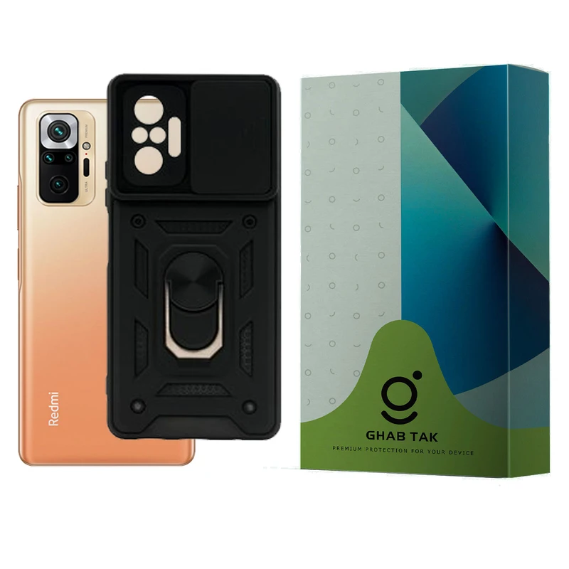 کاور قاب تک مدل استندی کد Guard-08 مناسب برای گوشی موبایل شیائومی Redmi Note 10 Pro Max