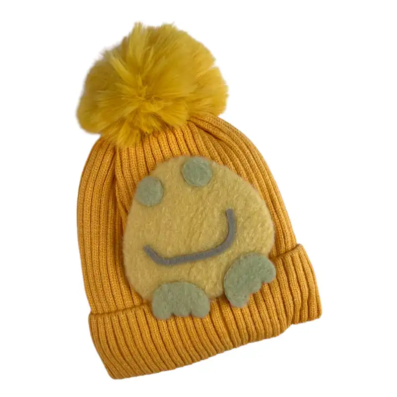 کلاه بافتنی بچگانه مدل پم پم RO_196