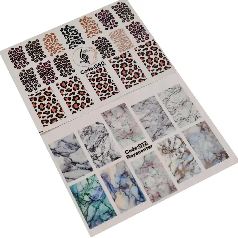 برچسب لنز ناخن رویاسنتر مدل 1260 مجموعه 2 عددی