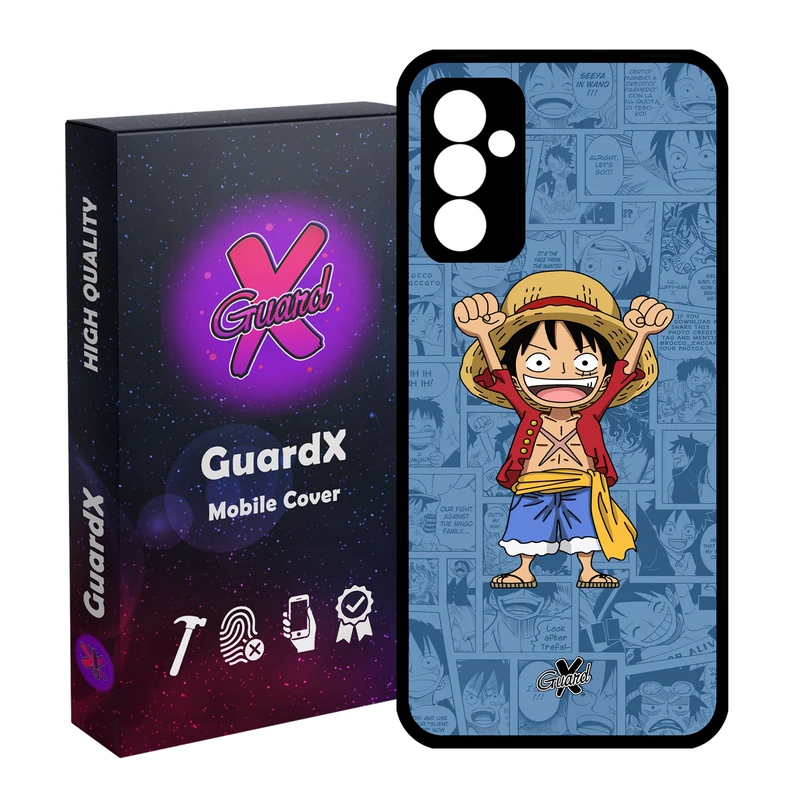 کاور گارد ایکس طرح One Piece Luffy Anime مدل Glass10464 مناسب برای گوشی موبایل سامسونگ Galaxy A15 4G / A15 5G