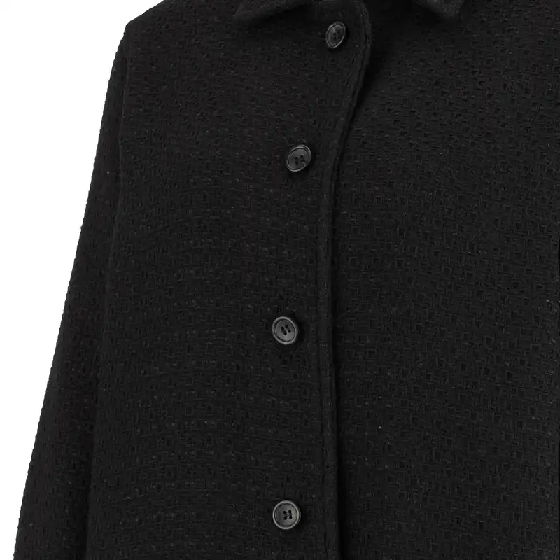 پالتو زنانه سرژه مدل 232131 رنگ مشکی