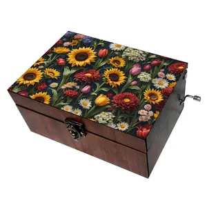 جعبه موزیکال مدل گل کد B568 