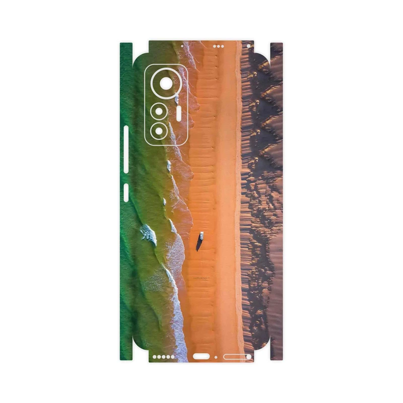 برچسب پوششی ماهوت مدل Beach and Green Sea-FullSkin مناسب برای گوشی موبایل شیائومی 12 Lite