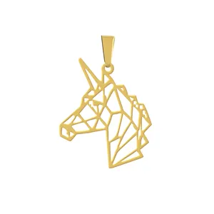 آویز گردنبند هایکا مدل یونی کورن کد a.h 306