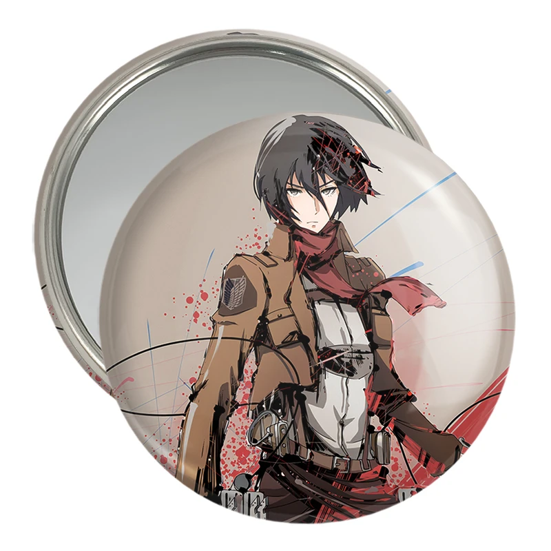 آینه جیبی خندالو مدل میکاسا اکرمن انیمه اتک آن تایتان Attack on Titan  کد 18545