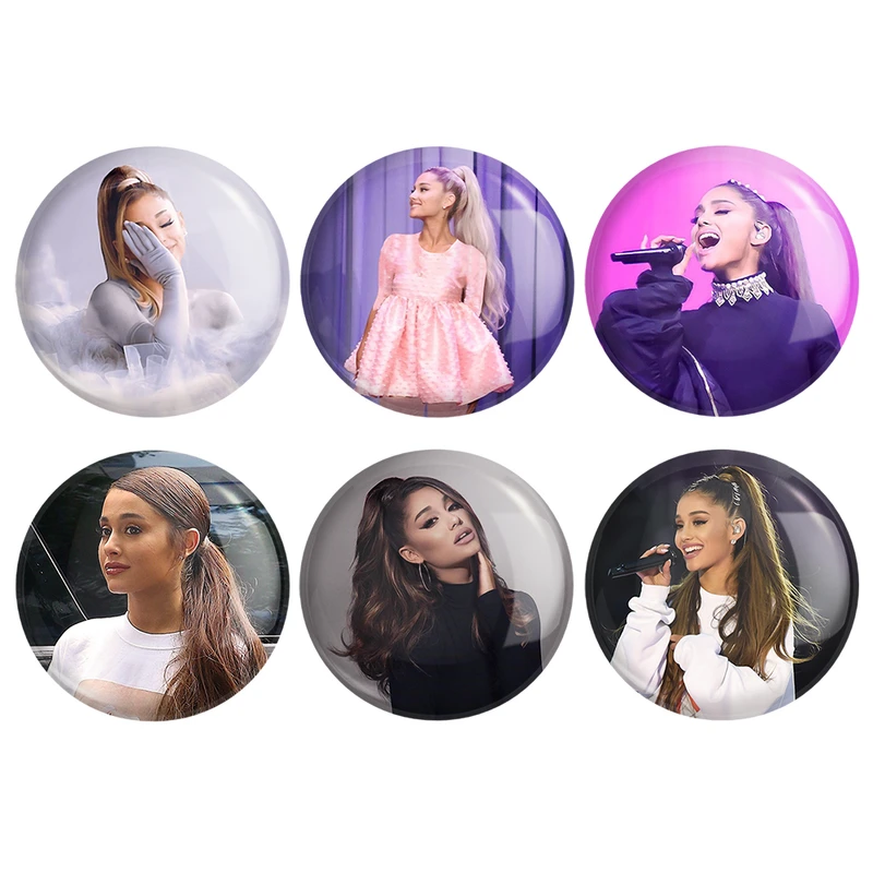 مگنت خندالو طرح آریانا گرانده Ariana Grande کد 1090A مجموعه 6 عددی