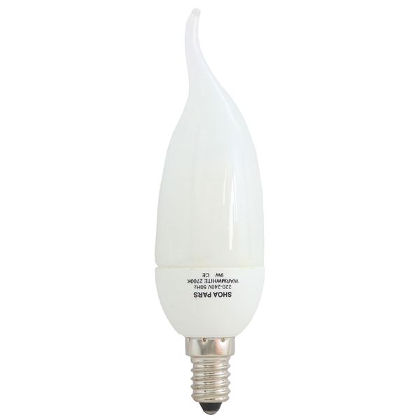 لامپ کم مصرف 9 وات شعاع پارس کد SKI21 پایه E14