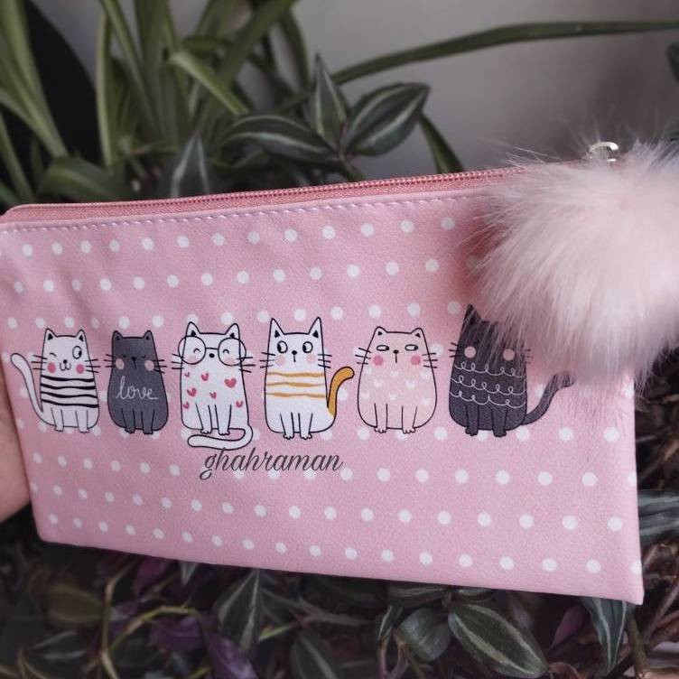 جامدادی پانی پو مدل  گربه شاد