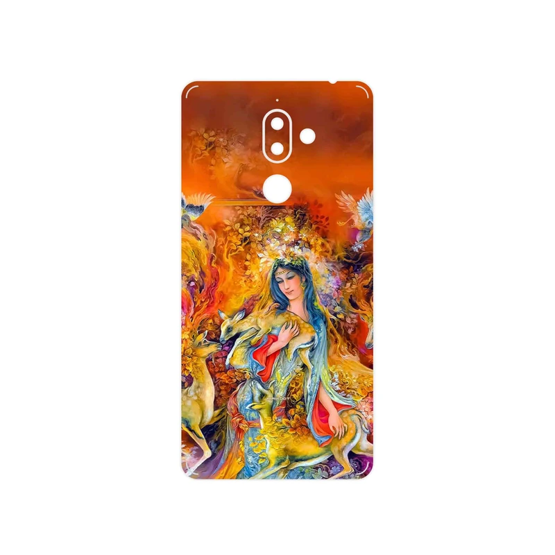 برچسب پوششی ماهوت مدل Persian miniature 2 مناسب برای گوشی موبایل نوکیا 7 Plus