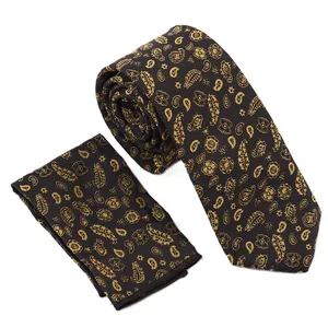 ست کراوات و دستمال جیب مردانه مدل A21