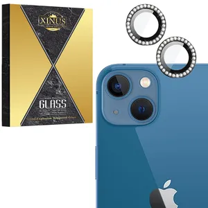 محافظ لنز دوربین شیشه‌ای ژینوس مدل RINX مناسب برای گوشی موبایل اپل iPhone 13