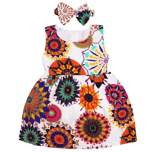 ست پیراهن و هدبند دخترانه مدلا مدل نایس کد P5