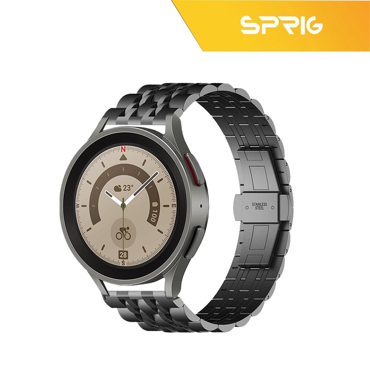 بند اسپریگ مدل 7Bid مناسب برای ساعت هوشمند سامسونگ Galaxy watch 4 44mm / watch 5 44mm -  - 16