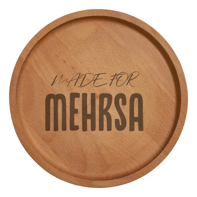 بشقاب چوبی مدل مهرسا