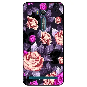 کاور مگافون طرح گل مدل 1652 مناسب برای گوشی موبایل ایسوس Zenfone Go / ZB551KL