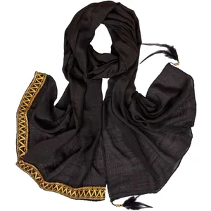 شال زنانه مدل A53 آویز پر 0354