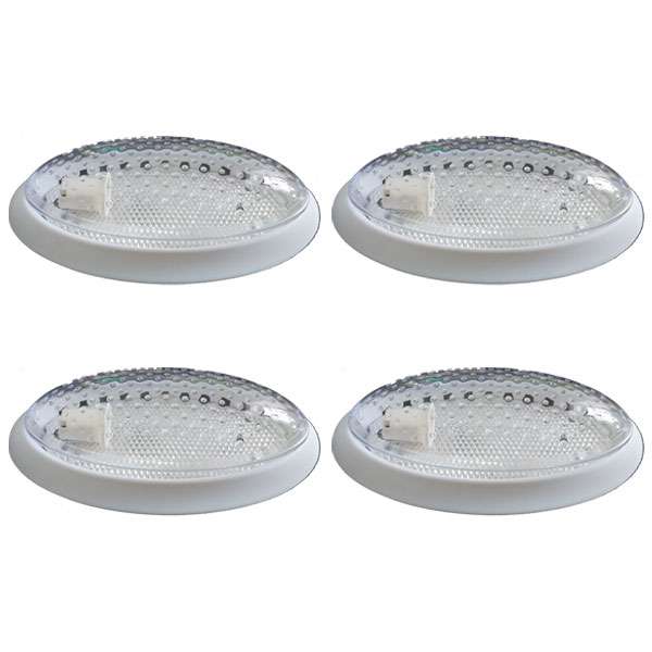چراغ دیواری طرح شفاف مدل P1100 بسته 4 عددی