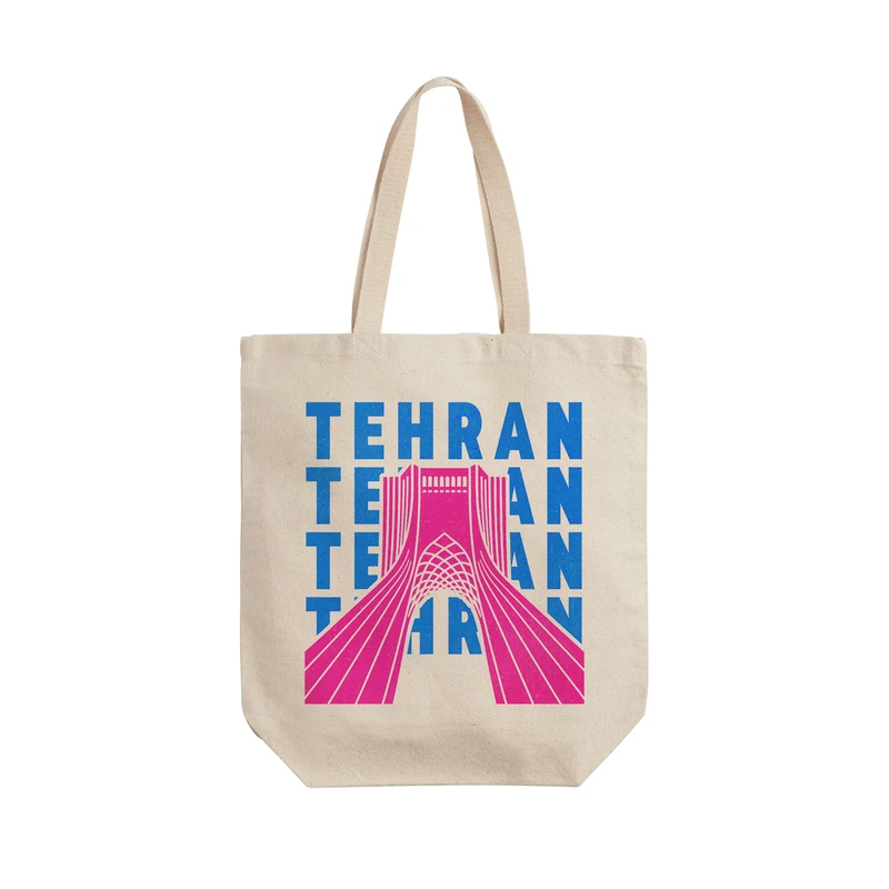 ساک خرید ترمه طراحان ایده مدل نماد برج آزادی تهران کد map0123 - L