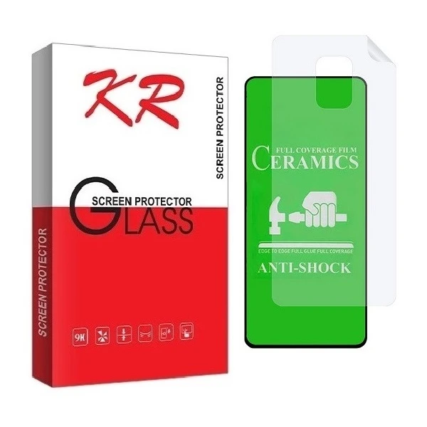 محافظ صفحه نمایش کی آر مدل  2CRN مناسب برای گوشی موبایل شیائومی Redmi Note 9S به همراه محافظ پشت گوشی