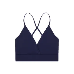 نیم تنه ورزشی زنانه مدل بندی رنگ آبی