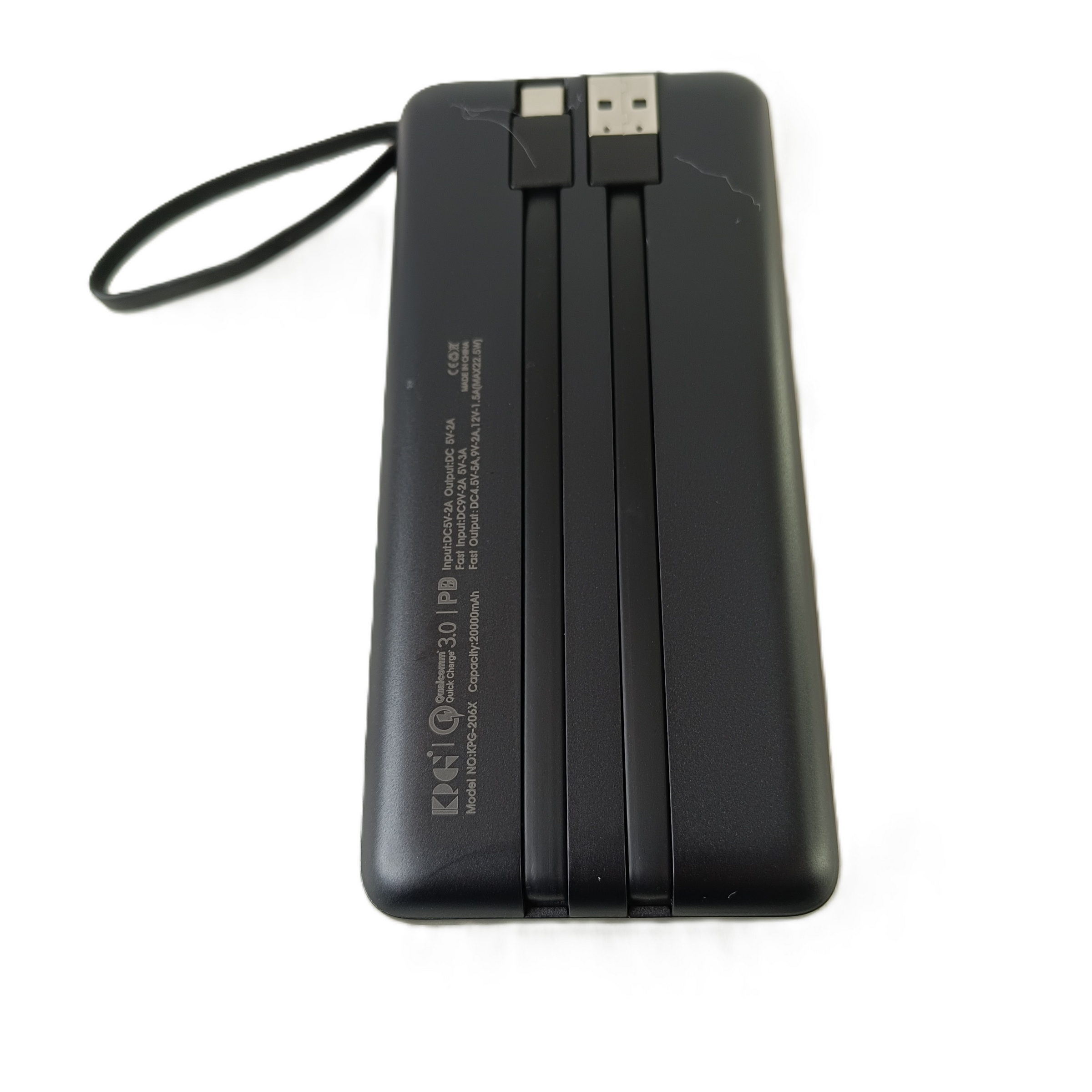 پاوربانک 10 وات مدل KPG-206X ظرفیت 20000 میلی‌آمپرساعت