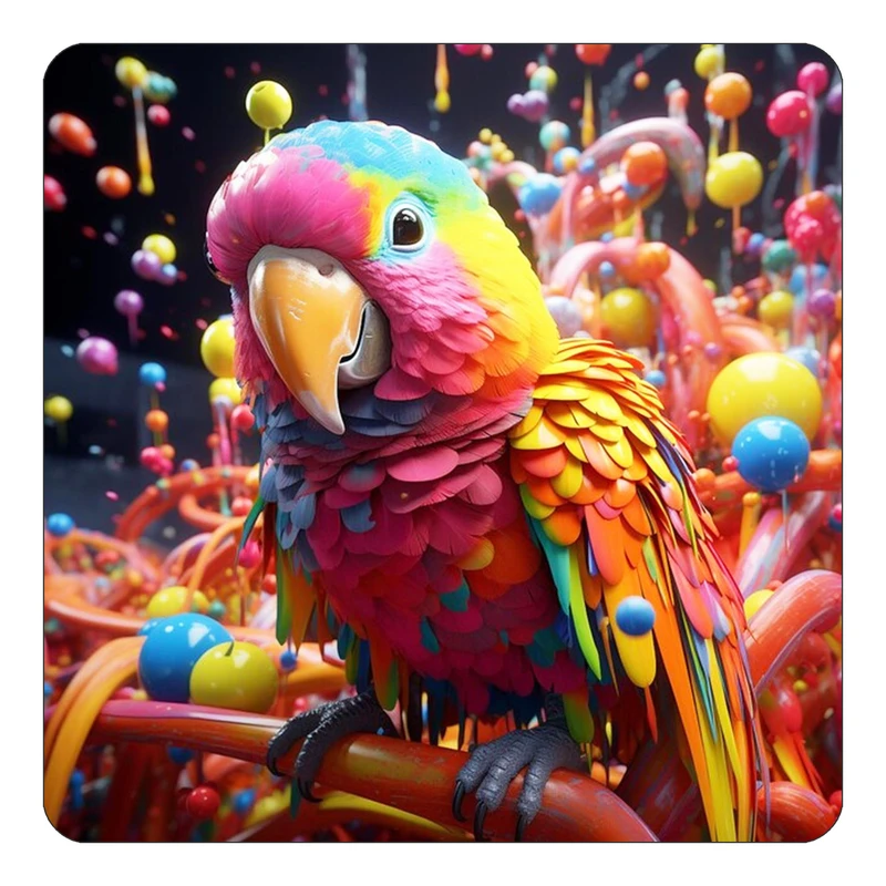 مگنت کاکتی طرح حیوانات رنگی مدل mp26656