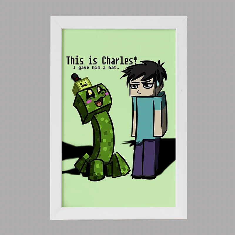 تابلو خندالو مدل ماینکرافت (Minecraft) کد F1666