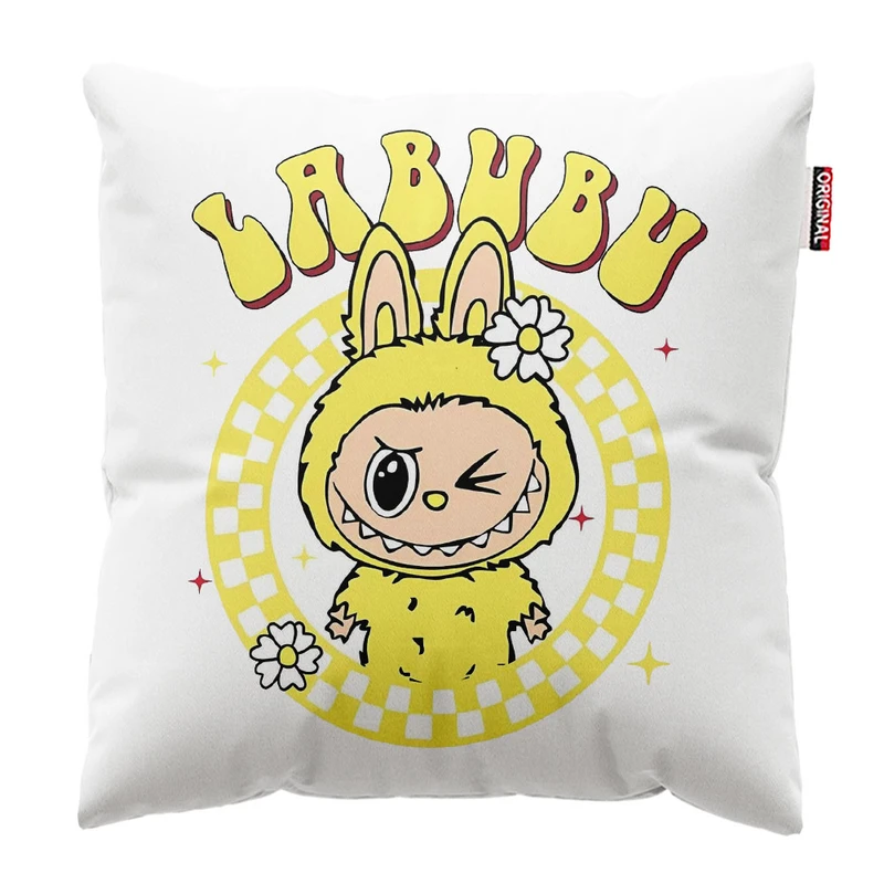 کوسن پاد آفرین طرح لبوبو کد 67 سایز 30* 30 سانتی متر