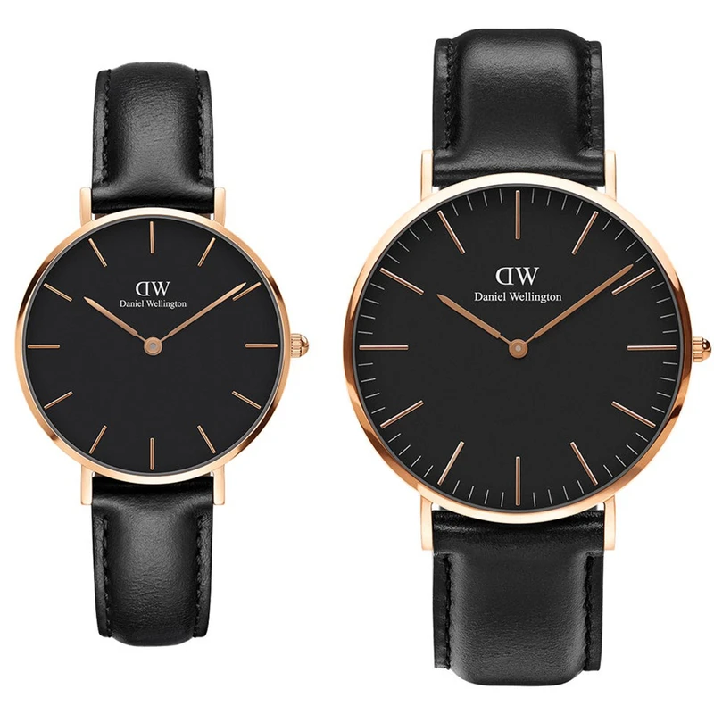 ست ساعت مچی عقربه ای زنانه و مردانه دنیل ولینگتون کد dw71