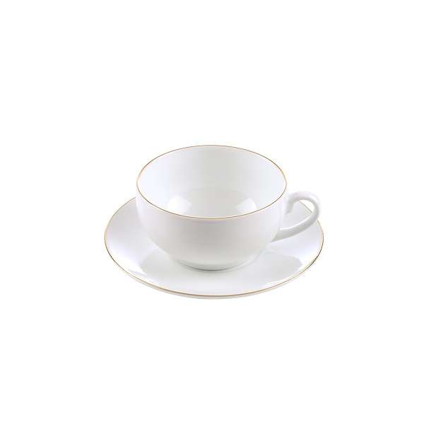 ست فنجان و نعلبکی 12 پارچه 6 نفره چینی زرین ایران مدل کاپوچینو ایتالیا اف 10 زرین درجه عالی