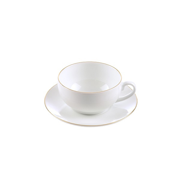 ست فنجان و نعلبکی 12 پارچه 6 نفره چینی زرین ایران مدل کاپوچینو ایتالیا اف 10 زرین درجه عالی