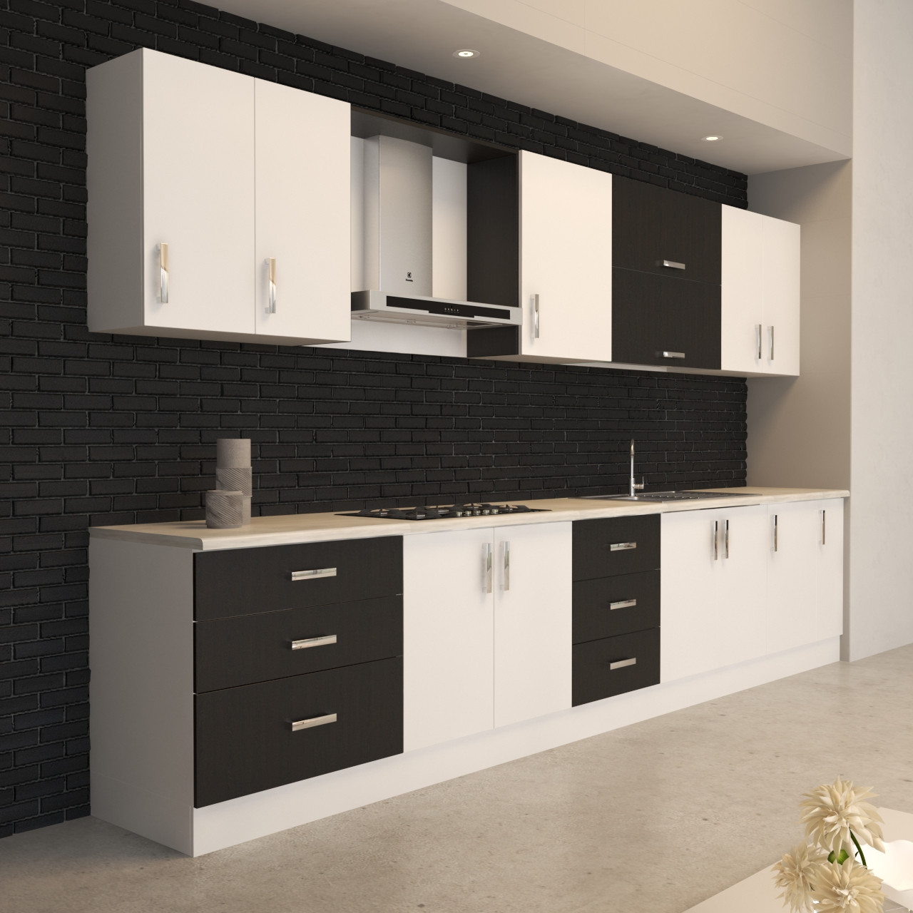 کابینت آشپزخانه مدل کشودار کد FH c4