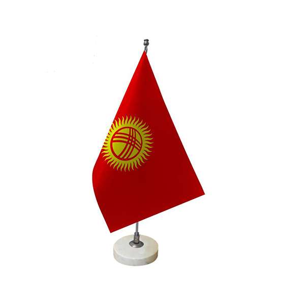 پرچم رومیزی مدل کشور قرقیزستان کد 2