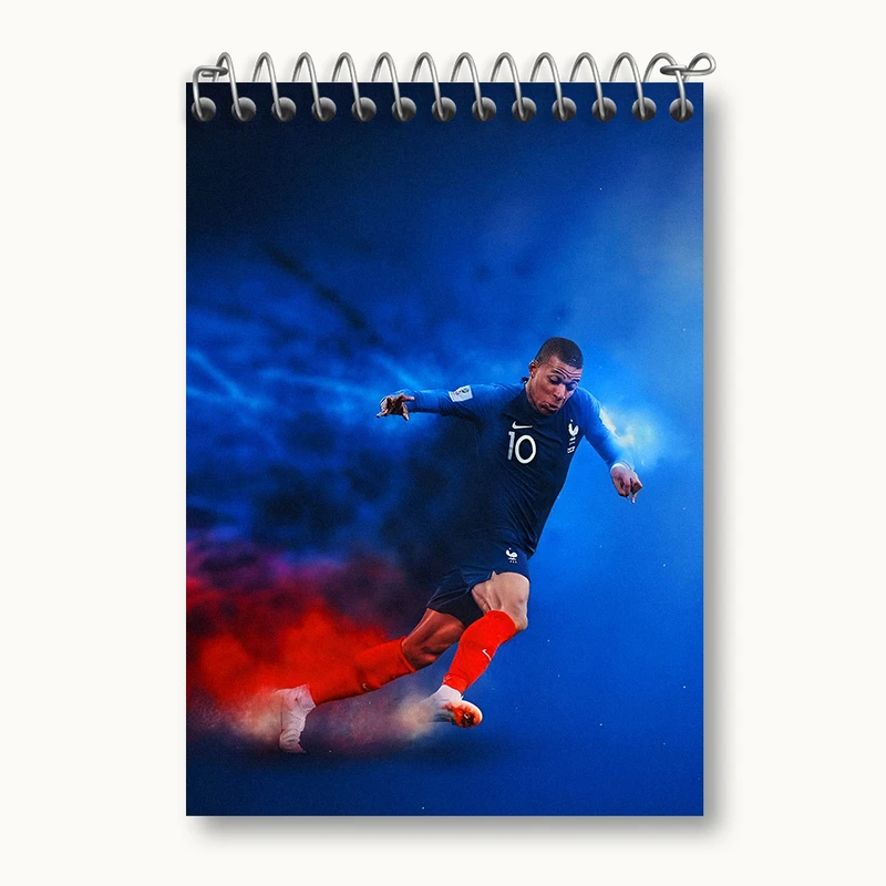 دفتر یادداشت 50 برگ خندالو طرح کیلیان امباپه کد N2794