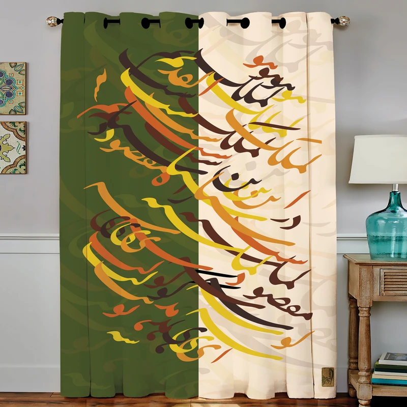 پرده رنس مدل CC4-50422 سایز 190x140 سانتی متر