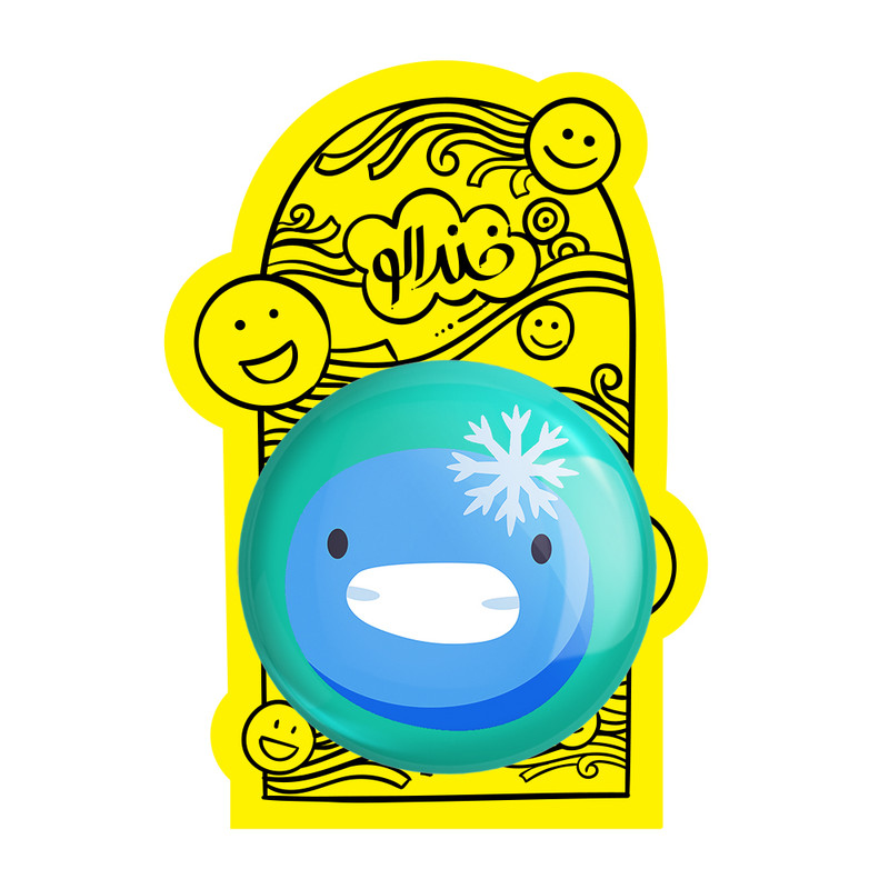 آینه جیبی خندالو طرح ایموجی Emoji مدل تاشو کد 3011