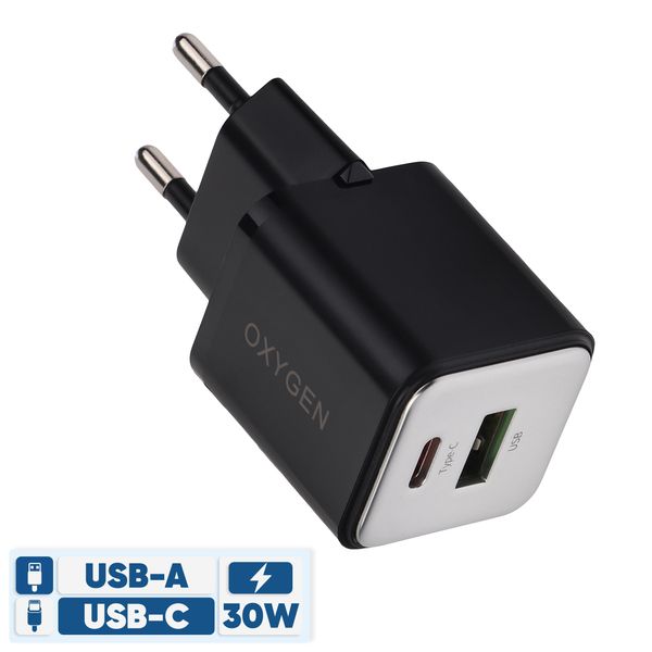 شارژر دیواری 30 وات اکسیژن مدل CH-9 به همراه کابل USB-C