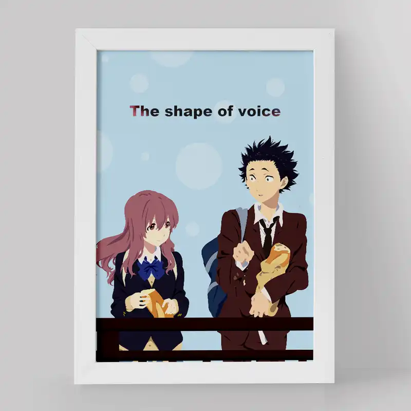 تابلو خندالو مدل شوکو نیشیمیا و شویا ایشیدا انیمه سایلنت ویس کد 15793