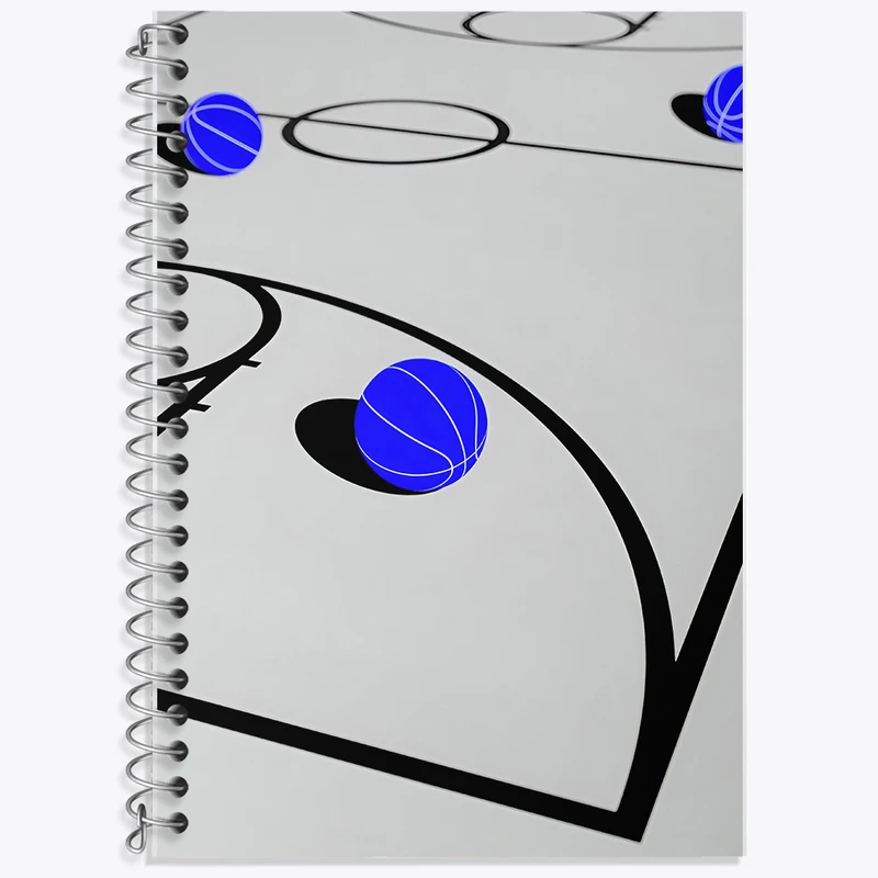 دفتر نت موسیقی 50 برگ خندالو طرح بسکتبال (Basketball) کد F6405