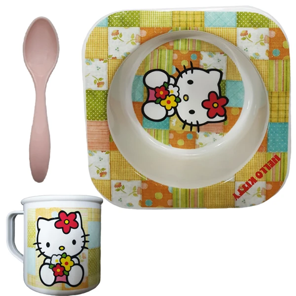 ظرف غذای 3 تکه کودک کد beh123