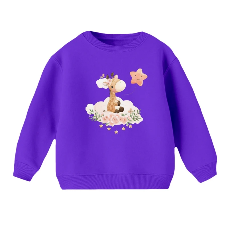 سویشرت بچگانه مدل زرافه و بادکنک 